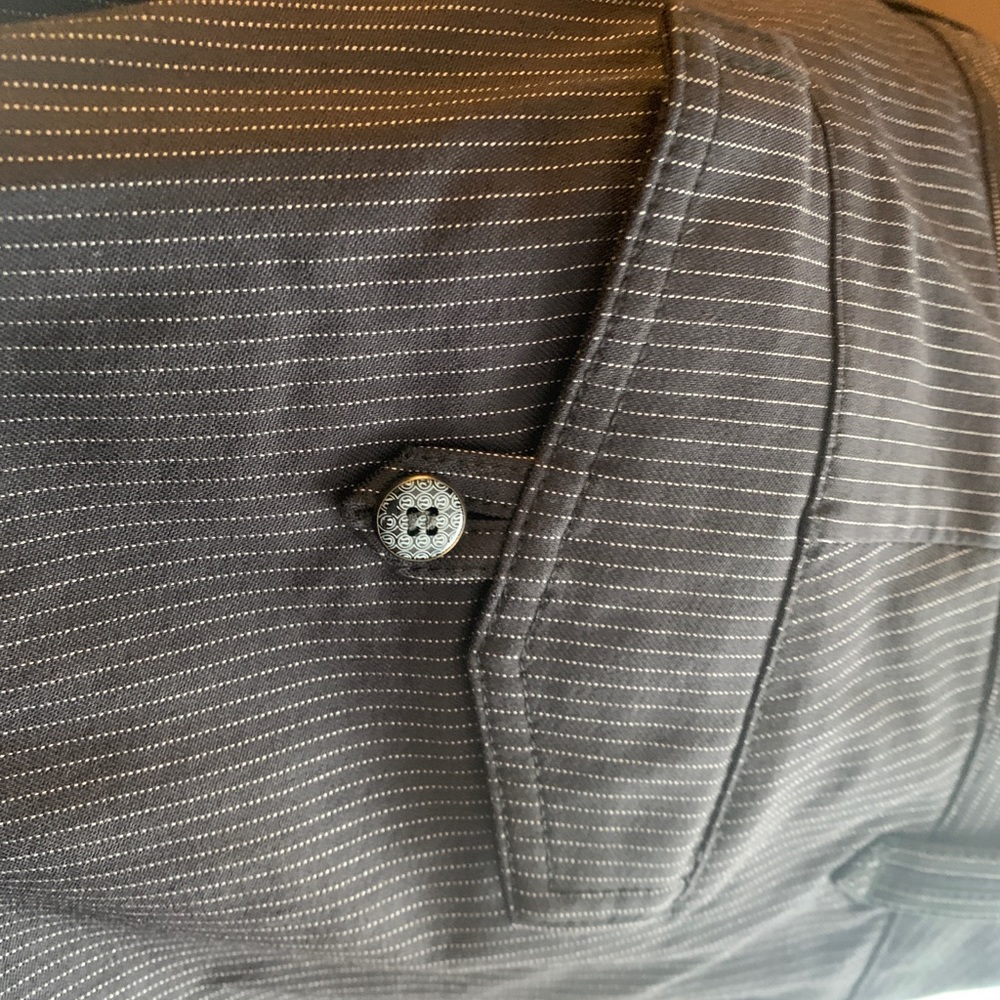Lululemon black pinstripe pants Size 38